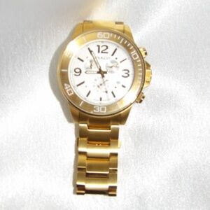MULCO Gold and White Watch